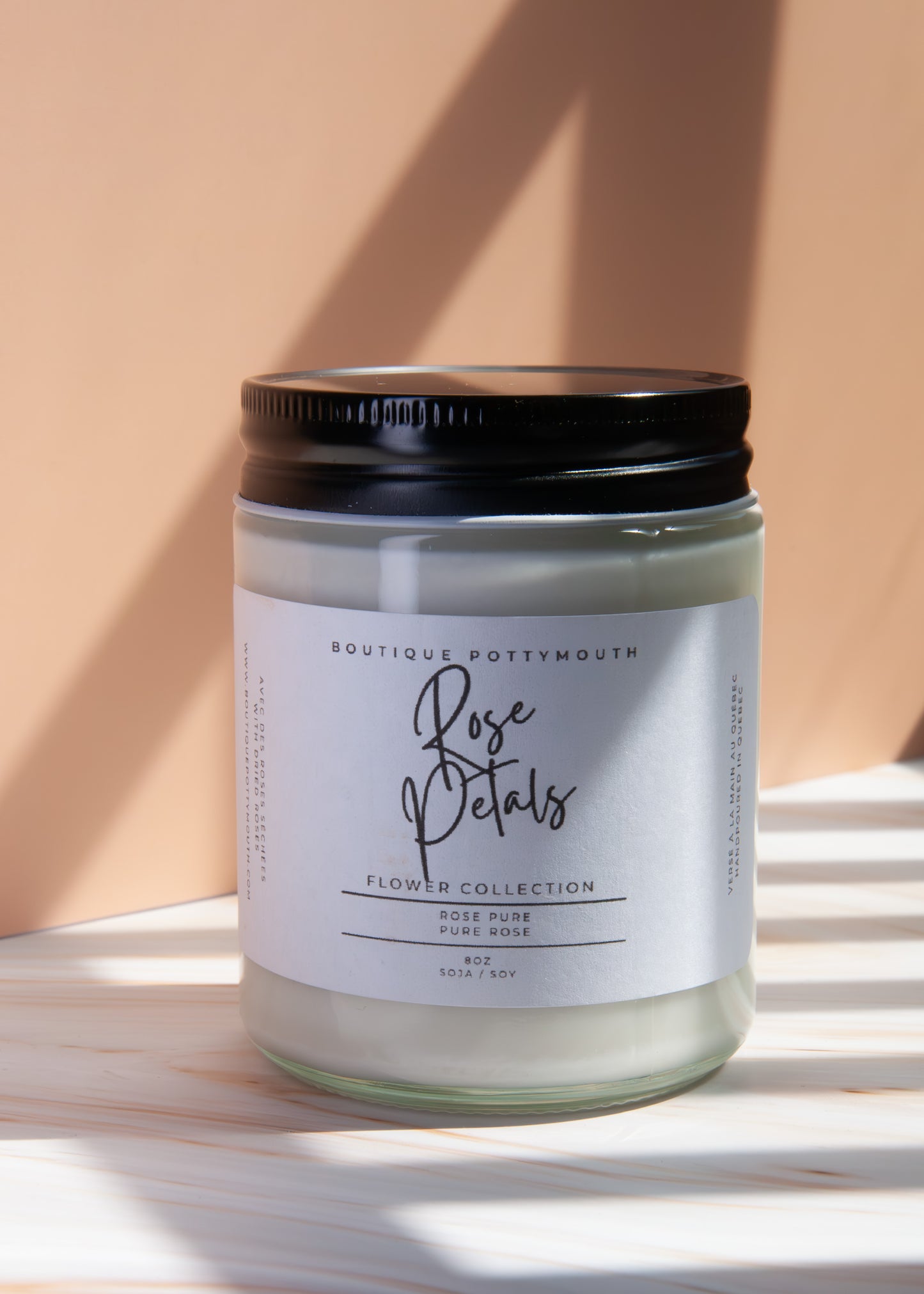 Rose Petals Classic Candle